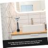 DOITOOL 10pcs Aluminium Alloy Stand Holder for Clean Organized Bathroom Oblique Opening Base for Brush view 2