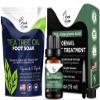 Tea Tree Oil Foot Soak with Epsom Salt - For Toenail Repair, Athletes Foot, Nail Repair Solution view 1
