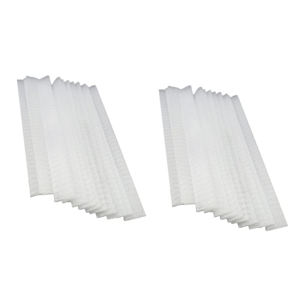 Housoutil 2sets Nets for Makeup Brushes Makeup Brush Mesh Cover Protect Your Makeup Brush Elastic Brush Protector Cosmetic Brush Cover White 100pcs*2