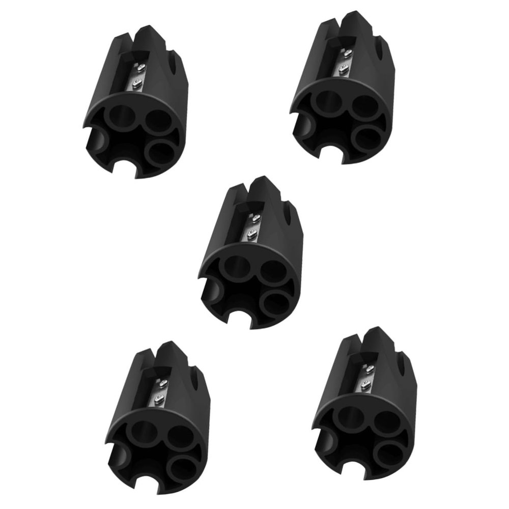 Angoily 5pcs Material Eyebrow Pencil Sharpener Makeup Pencil Sharpener Tool for
