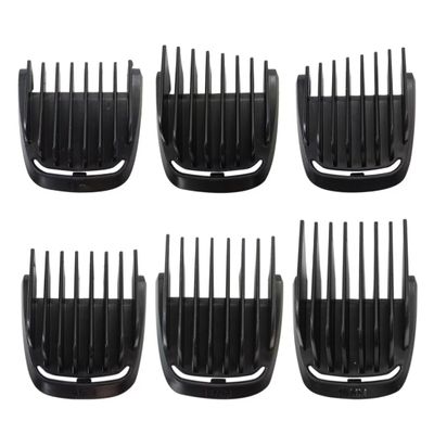 6Pcs Trimmer Replacement Beard Stubble Hair Guide Guard Combs for P-hilips Multigroom MG3750 MG3760 MG5750 MG5760 MG7750 MG7770 MG7790 MG7791