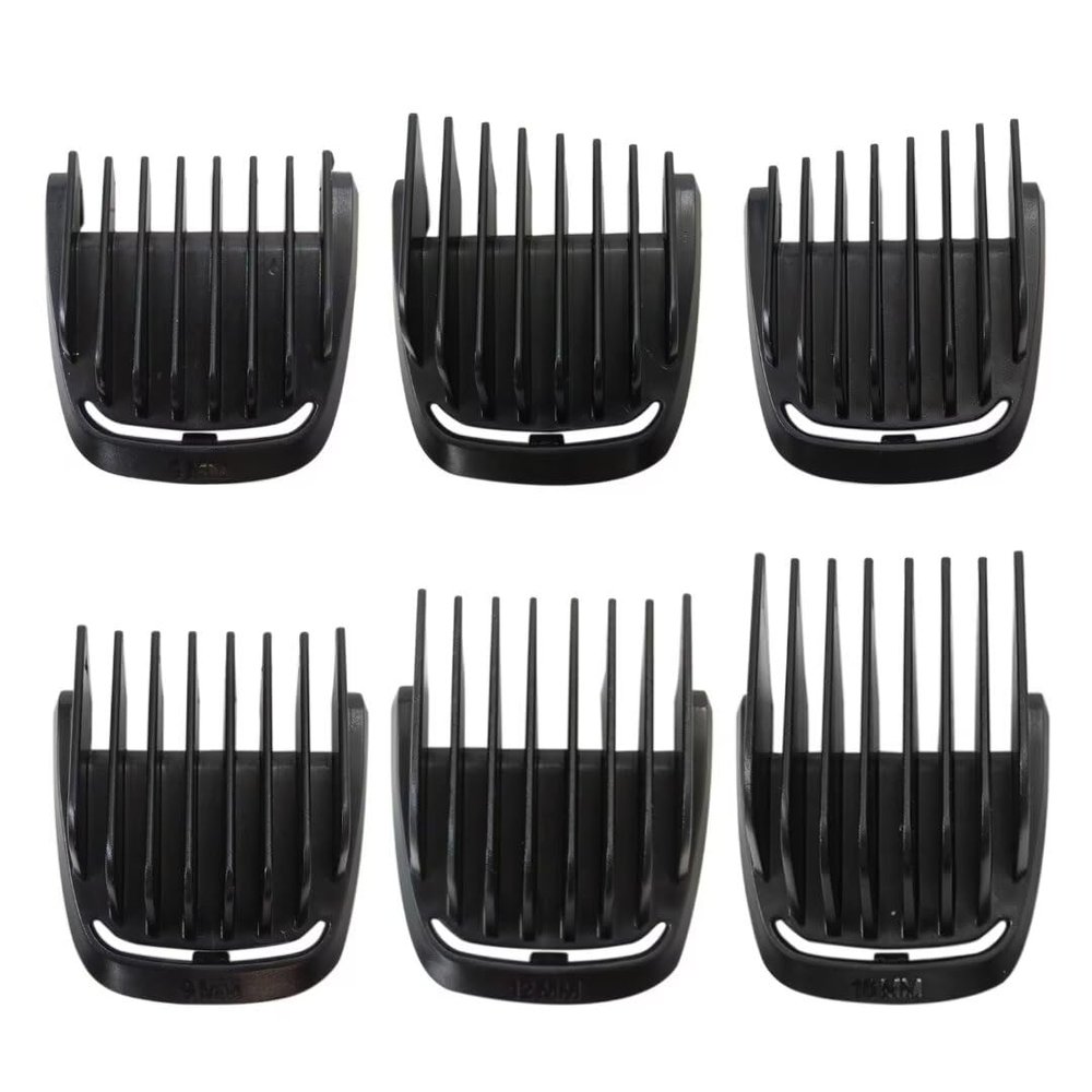 6Pcs Trimmer Replacement Beard Stubble Hair Guide Guard Combs for P-hilips Multigroom MG3750 MG3760 MG5750 MG5760 MG7750 MG7770 MG7790 MG7791