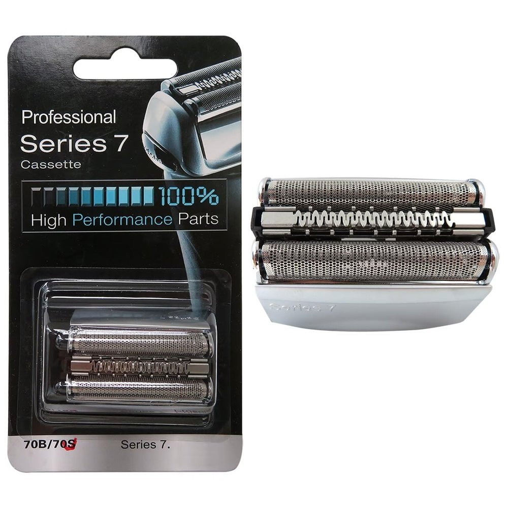 2024 New Version Series 7 70B Black Shaver Replacement Foil & Cutter w/Sealed Packaging for Br-aun Pulsonic 5693, 760CC, 9585, 9785, 5673,790CC, 9595, 9795, 5671, 790CC