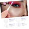 Housoutil Lips Brushes 12 Pcs Silicone Lip Brush with Lid Makeup Applicator Lipstick Brush Applicator Eyeliner Lip Tint Eye for Makeup Machine Eyeshadow Brush Cosmetic Lipstick Brush White view 3