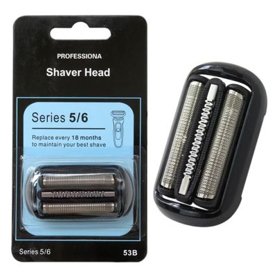 2024 New Version 53B 6020s, 6040cs, 6075cc, 6072cc, 6090cc Series 5/6 Electric Shaver Head w/Sealed Packaging Replacement for Br aun Series 5/6 Br aun Shaver 53B 50-R1000S/50-B1300S 6075Cc 6020S