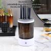 Electric Makeup Brush Cleaner Machine, Universal Compatibility 5V Automatic Cosmetic Brush Cleaner for Home (Grey) view 2