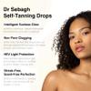 Dr Sebagh Self-Tanning Drops (0.17 fl oz) - Customizable Self Tanner Drops for Face - Streak-Free, Scent-Free Face Tan Drops - Natural Golden Glow Sunless Tanning Drops for Radiant Skin view 4