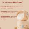 SOQU Moisturizing and Brightening Rice Cream  Deep Hydration, Brightens and Evens Skin Tone  70g / 2.48oz  Made in Korea view 4
