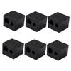 Ipetboom 6pcs Dual Hole Eyebrow and Eyeliner Pencil Sharpeners Lightweight Eco-Friendly Makeup Tools for Precision Application Travel and Daily Use view 1