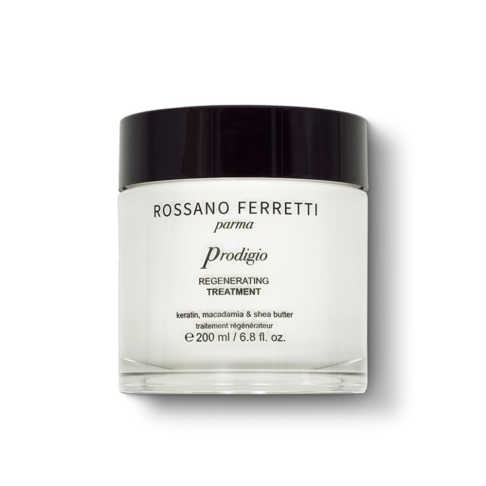 Rossano Ferretti Prodigio Regenerating Treatment | Bond Building Keratin Mask for Intense Hair Repair, Hydration, Softness | Vegan, Luxury | 6.8 Fl Oz
