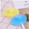 Ipetboom Face Exfoliator Brush Pad Facial Cleansing Brush Silicone Face Massager Non-Slip Handle Multi-Purpose Small Sky Small Light view 2
