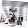 Ipetboom Sturdy Rotating Cosmetic Storage Box Compartment Makeup Organizer Box Desktop Storage view 2