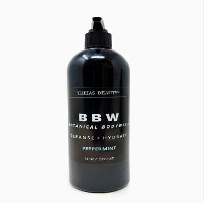 THEIAS BEAUTY BBW PEPPERMINT, Thick Gel BodyWash, Skin Moisturizer, Fresh BodyWash