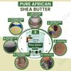 Asase Pure Naturals, Organic Shea butter, 1 lbs, 16 oz, Raw, Unrefined, Natural, Grade A, Hand made, Ivory, Ghana Africa, Great for Hair, Skin, Lips, Nourish and moisturize, Body butter view 4