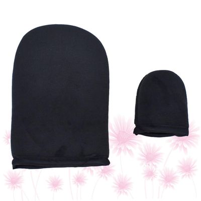 Ipetboom 2pcs Self Tanning Gloves Sunless Tanning Mitts for Easy Application Makeup Oil Use Compact Portable Design for Women Girls Protective Flocking Material