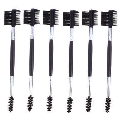 Ipetboom 6pcs Eyebrow Brush Lash Comb for Stenciling and Shaping Brow Makeup Tool