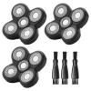 3 Pack Shaver Replacement Blades for Fre*bi*d Bald Men Replacement Blades,Shavers Head with 3 Cleaning Brush view 1