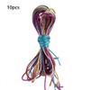 Braided Elastic Rope, Braided Hair Rope Braiding Hair Strings Hair Wrap String Dreadlock Braiding Rope Hair Accessory String(08) view 2