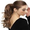 Easihair Rampage Ponytail Color 24BT18 clair - Wavy 9.5" - 13" Length Reversible Claw Clip Hair Attachment Synthetic Curly Layered Hairpiece Pony Easi Clip On Bundle Hairloss Booklet view 1