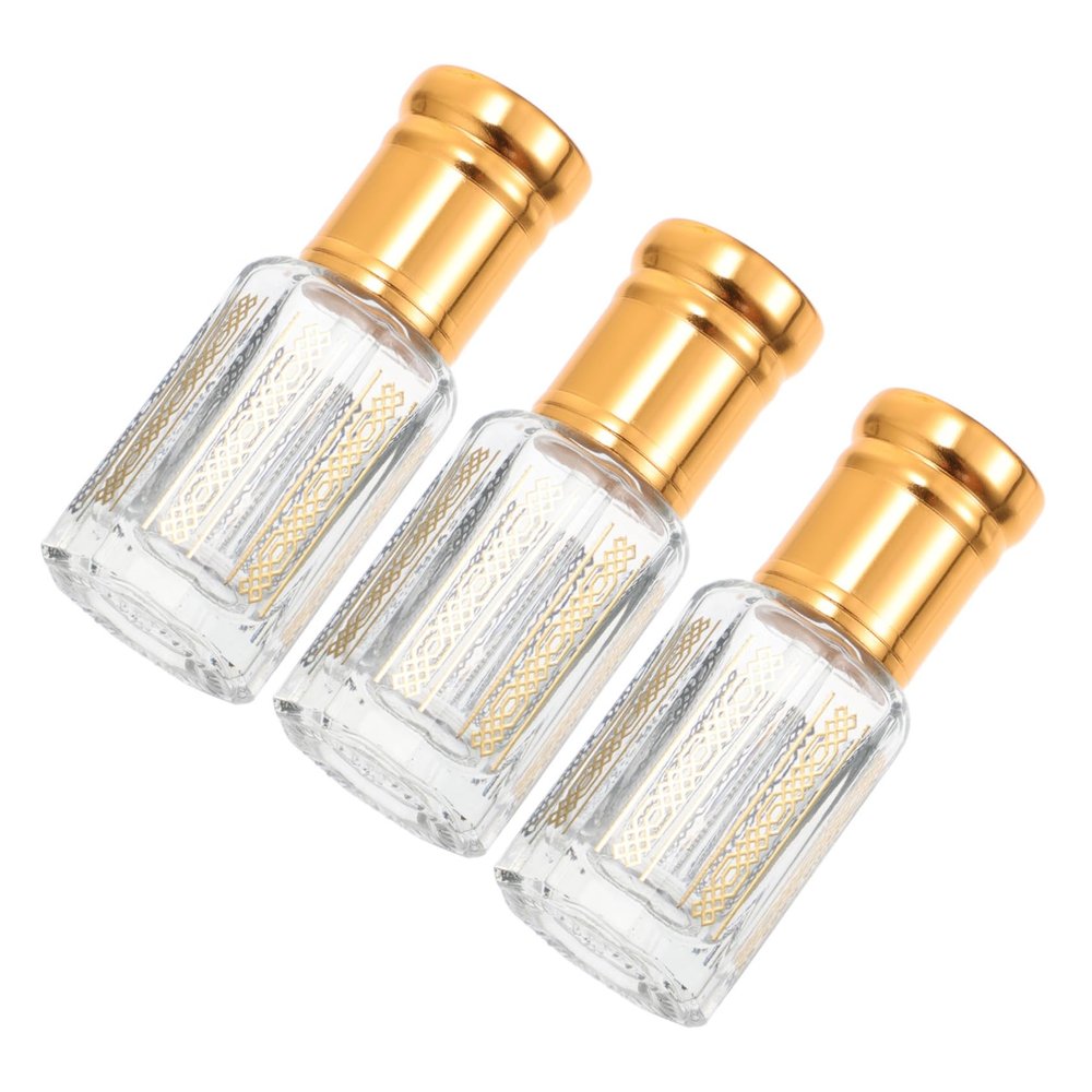 Gogogmee 6pcs Glass Essential Oil Roll-on Bottles, 6ml Travel Containers