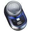 Hubceuo Portable Electric Shaver Pocket Shaving for Men Mini Beard Shaver LCD Power Display Rechargeable Travel Home Shaver-C Easy Install, Gradient Blue view 1