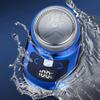 Hubceuo Portable Electric Shaver Pocket Shaving for Men Mini Beard Shaver LCD Power Display Rechargeable Travel Home Shaver-C Easy Install, Gradient Blue view 4