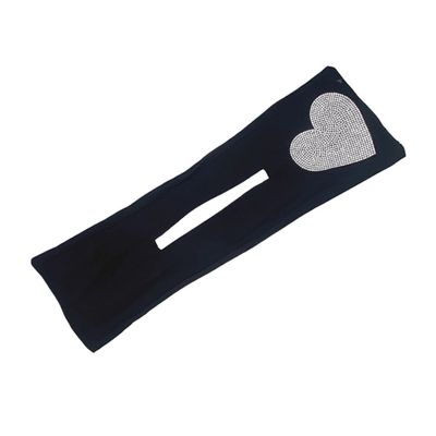 Ipetboom Bun Maker Hair Hair Bun Shaper for Women Heart Rhinestones Bun Shaper Styling Tool