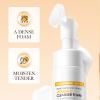 CLY AMS Vitamin C Face Wash - Foaming Facial Cleanser - Extracts Built In Silicone Face Brush, with Vitamin C, Gentle Face Wash for Acne-Prone Skin,Face Cleanser for Women & Men view 2