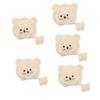 Angoily 5pcs Quick-Drying Water-Absorption Hair Towel Comfortable Head Towel for Women Cartoon Hair Wrap Bath for Shower view 1