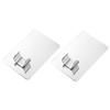 DOITOOL 4 Pcs Paint Makeup Palettes Spatula Mini Manicure Cosmetic Palette Mixing Color Pallet Tray Gel Nail view 1