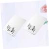 DOITOOL 4 Pcs Paint Makeup Palettes Spatula Mini Manicure Cosmetic Palette Mixing Color Pallet Tray Gel Nail view 2
