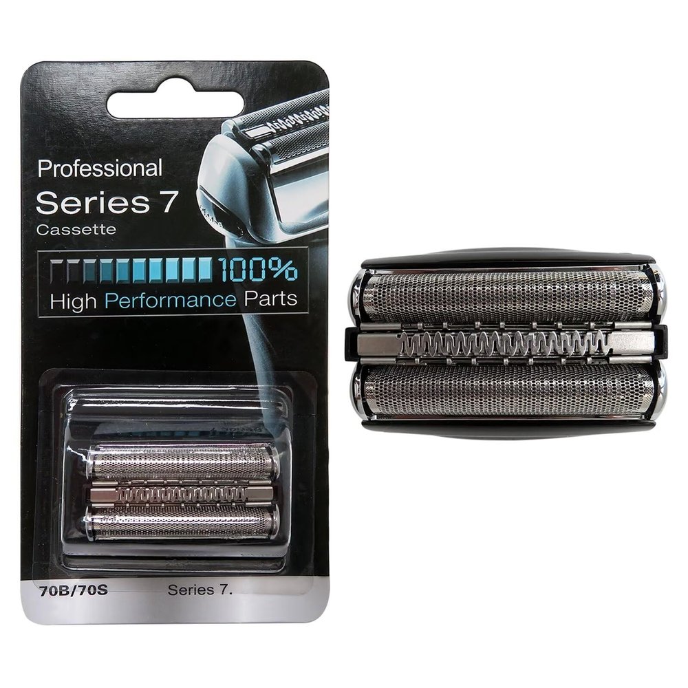 2024 Upgraded 70B Black Series 7 Men's Beard Shaver Head for Br-aun Pulsonic 790cc, 790cc-3, 790cc-4, 790cc-5, 795cc-3, 750cc-3 750cc-4,760cc, 760cc-3, 765cc-3, 760cc-4, 760cc-5, 765cc-4