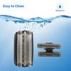 2024 Upgraded 51B Black 8000 Series Shaver Foil Replace Head for Br aun WaterFlex 565cc-4 570cc 570cc-3 570cc-4 590cc 590cc-3 view 4