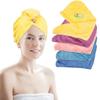 yeeren Rapid Drying Towel,5pcs Rapid Drying Towel,Rapid Hair Drying Towel for Women,Super Absorbent Soft Hair Towel Wrap Turban,Coral Fleece Women Hair Towel Set view 2