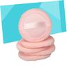 Ipetboom 5pcs Cotton Makeup Powder Puff for Loose Powder Foundation Orange Soft Gentle for Skin Types for Salon Home Travel Use view 2