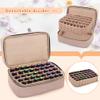 BAFASO Essential Oil Storage Case Holds 40 Bottles (5ml-30ml), Essential Oil Organizer with Tool Storage Sections (Bag Only), Pale Rose view 3