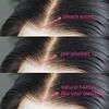 oulaer Natural Wave Wig With Bangs Brazilian Remy Redish Color Human Hair Wigs Short Wavy Bob 13X4 HD Transparent Lace Wig Bleached Knots 150% Density 16Inch view 4