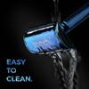 Upgrade Blue Double Edge Safety Razor with Blue Eyebrow Razor view 4