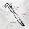 3D Roller V Face Massager Eye and Face Roller Massager Beauty Instrument Facial Roller Massager Lifting and Slimming, Reduce Puffiness, Skin Tightening, Anti-Aging - Pink view 2