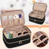 BAFASO Essential Oil Storage Case Holds 40 Bottles (5ml-30ml), Essential Oil Organizer with Tool Storage Sections (Bag Only), Black view 2