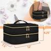 BAFASO Essential Oil Storage Case Holds 40 Bottles (5ml-30ml), Essential Oil Organizer with Tool Storage Sections (Bag Only), Black view 4