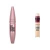 Maybelline Lash Sensational Washable Mascara, Lengthening and Volumizing & Instant Age Rewind Eraser Dark Circles Treatment Multi-Use Concealer, 100, 1 Count view 1