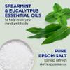 Dr Teal's Foaming Bath & Salt Soak with Pure Epsom Salt, Relax & Relief with Eucalyptus & Spearmint, 3 lbs view 4
