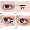 Mascara Brush,120 Bent Fan Makeup Brush With Synthetic Fiber Bristles, Mascara Fan Brush for lashes,Eye Lashes Makeup Tools, Mascara Fan Brush For Lashes, Mascara Fan Brush Set,Dolly Mascara view 3