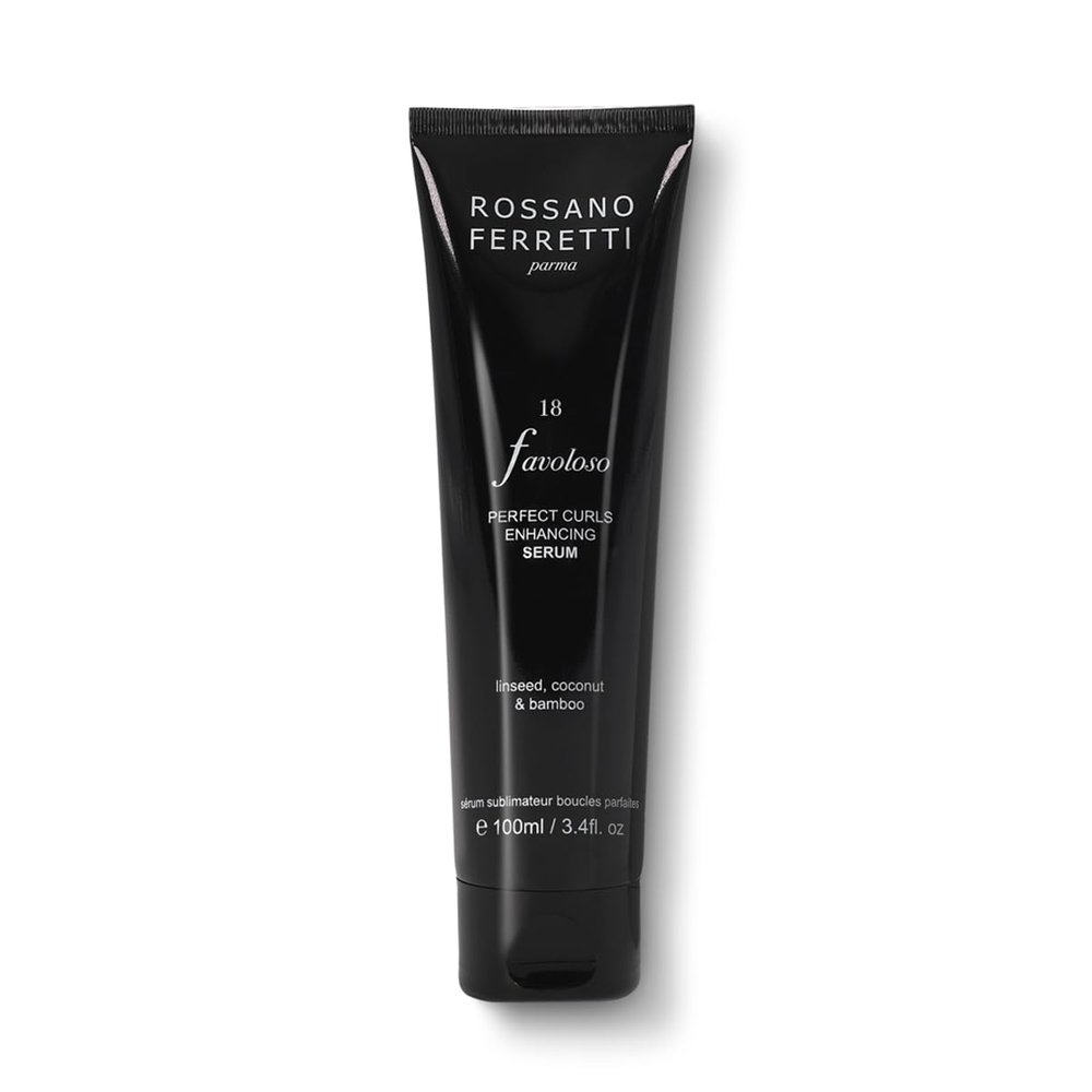 Rossano Ferretti Favoloso Perfect Curls Enhancing Serum | Touchably Soft Curl Definition, Hydration, Shine | Silicone Free, Luxury, Vegan | 3.4 Fl Oz