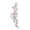 Beatifufu Luxurious Floral Wedding Hair Comb Rhinestone Accents Elegant Bridal Headpiece for Special Occasions for Brides Parties and Photography view 1