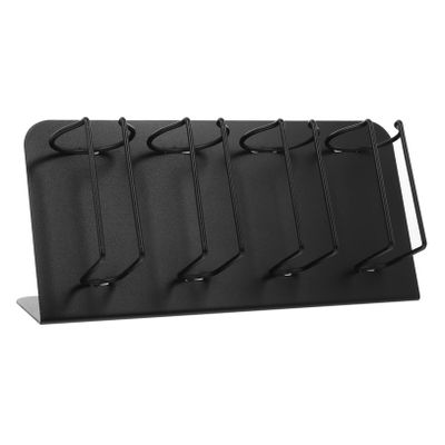 Beatifufu Stainless Steel Hair Clipper Holder Easy Install Wall Storage Rack for Barbershop Organization Space-saving for Hair Tools Durable Washable Clipper Display