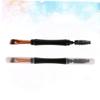Beatifufu 2pcs Dual Purpose Makeup Brush with Eyelash Combs Durable Travel Cosmetic Tools for Women Smooth Handle Design for Comfortable Use Gift Choice view 3