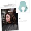 Beatifufu Silicone Haircut Cape for Adults Lightweight Hair Stylist Gown Durable Barber Accessories Lake Blue for Hair Cutting Perming view 2