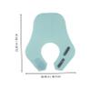 Beatifufu Silicone Haircut Cape for Adults Lightweight Hair Stylist Gown Durable Barber Accessories Lake Blue for Hair Cutting Perming view 4